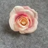 Cabeza de Rosa Búlgara 9cm Flor Artificial Pasador de Pelo Arreglo Floral Manualidad Guirnalda Decoración Flor Artificial