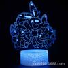 Transfronteiriço dedicado a Pokemon Série Pokemon Luminária de mesa 3D Luz noturna LED USB Lâmpada de presente criativa