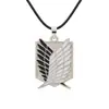 Collar con Colgante Ala de la Libertad Transfronteriza Joyería al por Mayor Animación Alrededor del Logo del Cuerpo de Investigación de Attack on Titan