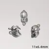 Liga de Prata Antiga Estilo Retro Novo Chinês Pingente Acessórios DIY Pingente de Chaveiro Borboleta Coração Pingente Colar Pulseira Joias