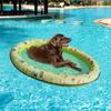 Fabricante Spot Pvc Inflable Mascota Fila Flotante con Cubierta de Tela Cama Flotante Piscina Natación Colchoneta Flotante Mascota Inflable Fila Flotante