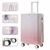 [Fábrica Seleccionada Rigurosamente] Maleta de Color Degradado para Mujer Estuche con Ruedas de Aspecto Elegante Maleta Grande para Hombre Caja con Contraseña para Estudiante Viajes