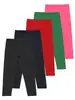Pantalones de Seguridad para Niñas Delgados de Verano Anti-Mosquitos Niña Pequeña Color Caramelo Múltiples Piezas Leggings Seda de Leche Pantalones de Exportación
