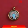 Colgante Pequeño Thangka Estilo Tíbet Tara Verde Tara Blanca Dios de la Riqueza de las Cinco Direcciones Nuevo Accesorio Estilo Chino Ocho Grandes Guardianes