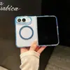 Adequado para iPhone18DUO capa de telefone magnética transparente Apple 82% de desconto capa protetora acrílica à prova de quedas minimalista