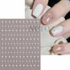 2023 Velada de Ortografía Caliente Pegatinas para Manicura Estilo Puro Deseo Niña Simple Estrellas y Estrellas de Cinco Puntas Pegatinas Adhesivas 3D para Manicura uña