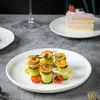 Plato Redondo, Plato Plano, Plato Hondo, Plato para Pastel, Plato de Postre, Plato Estilo Occidental, Plato para Entrantes Fríos, Vajilla Especial de Hotel, Cerámica para Hogar y Uso Comercial
