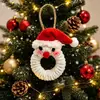 Guirlanda de Natal Transfronteiriça Armário Lareira Enfeite de Árvore de Natal Decoração de Laço de Frutas Guirlanda de Velas Ação de Graças