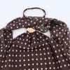 Para Comercio Exterior Europeo y Americano Transfronterizo Ropa de Mujer Aliexpress Más Vendido Verano Sexy Versátil Sin Mangas Lunares Cuello Halter Camiseta sin Mangas