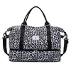 Bolsa de Viaje Rayada de Gran Capacidad para Llevar en la Mano Se Puede Enganchar a la Maleta Ligera para Mujer para Viajes de Negocios Bolsa Portátil para Guardar Equipaje