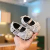 Zapatos para caminar de bebé, zapatos de princesa para bebé, nuevo modelo 2026 para niñas, zapatos antideslizantes para niñas de 1 a 3 años, zapatitos de piel con lentejuelas