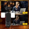 Luz de Preenchimento Magnética para Dji Pocket 4, Kit de Luz Dupla de Preenchimento para Filmagem com Câmera Pocket 4