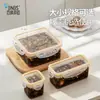 Caja de Almacenamiento para Huevos Cocidos BNBSSquare, Caja Sellada para el Hogar para Conservar la Frescura de Huevos Cocidos, Pepinillos y Marinar
