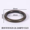 Diámetro interior circular 20 mm hebilla circular círculo hebilla para zapato hebilla de aguja flor para zapato equipaje accesorios de ropa círculo de accesorios fabricantes