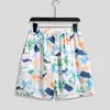 Shorts de Praia Tendência com Caimento Solto para Homens, Shorts Casuais de Secagem Rápida para Férias na Ilha de Sanya, Tailândia