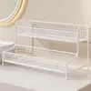 Estante de Almacenamiento para Encimera de Baño Estante de Almacenamiento Multicapa para Encimera de Inodoro Caja de Almacenamiento para Cosméticos de Escritorio de Lavabo