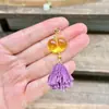 Colgante Corazón de Oso de Cera de Abeja de Segunda Generación Accesorios de Concha de Abeja Reina de Segunda Generación Llavero DIY Colgante para Bolso Colgante Moda