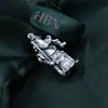Colgante de Guan Gong de Plata para Hombre Plata Dura 3D Plata Pura 999 Guan Yu Guan Erye Colgante Tridimensional Collar de Paz Venta al por Mayor