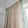 2026 Cortina con Patrón Floral Pequeño Transfronteriza para Cocina Ventana Pequeña Semi-Opaca Ventana Saliente Decorativa Cortina Lista para Usar Fabricante Ahora Disponible
