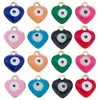 Acero Inoxidable que Conserva el Color Agujero Único Estrella de Cinco Puntas Ojo que Gotea Aceite Estrella Colgante Colgante Pulsera DIY Collar Accesorios de Joyería