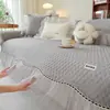 Cojín de Sofá Estilo Crema Algodón Puro Funda de Sofá Acolchado Lavado Cojín de Sofá 2025 Estilo Nuevo Universal para Todas las Estaciones