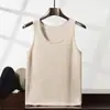Camiseta de punto de cachemira lisa para hombre con cuello en U y doce puntadas, sin mangas, capa interior, cómoda, amigable con la piel, jersey