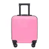 Maleta de Color Caramelo para Niños con Logo Imprimible, Maleta de Trolley Grande para Niños, Candado de Contraseña, Maleta de Cabina para Ocio