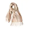 Estilo Coreano Inverno Novo Cachecol de Imitação de Caxemira Versátil Xadrez Acolchoado Xale Mesmo Estilo Cachecol de Casal para Homens e Mulheres