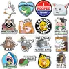 Explosiones Transfronterizas Bolsa de Expresión de Animales Linda y Divertida Pegatina de Dibujos Animados para Refrigerador para Decoración de Texto en el Hogar y la Oficina