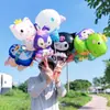 Balões Infantis Fofos de Desenho Animado Kuromi Estrela Orvalho Decoração de Jardim de Infância Suprimentos Barraca de Rua Brinquedos de Balão