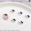 Nova Hello Kitty Desenho Animado Nail Art Jóias Óleo Gota Laço Gelo Através Tridimensional KT Gato DIY Resina Acessórios Para Unhas