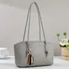 Bolso de Hombro y Axila de Moda para Viajes Diarios Bolso Tote Simple de Gran Capacidad Bolso Versátil Bolso Tejido para Mujer