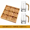 Sakeware Cubo de Hielo Restaurante Batidor de Vino Olla de Vino Gota Dividida Olla para Vino Frío Vino Caliente Olla Japonesa para Vino Caliente Revestimiento Interior