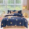 Conjunto Lavável de Quatro Peças com Borda Larga Estampado Conjunto de Capa de Edredom Individual/Casal, Compra em Grupo, Atacado de Fábrica, Dropshipping, Estilo Renda