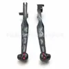 Adequado para Motocicleta Suzuki Predator 800 1997-2004 Manípulo Anti-Queda Esquerdo e Direito Manípulo de Embreagem e Freio Buzina