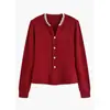 Nuevo Estilo Otoño e Invierno 2026 Suéter de Punto de Manga Larga con Cuello Alto para Mujer, Gama Alta, Elegante, Rejuvenecedor, Aspecto Holgado y Adelgazante, Top de Lana de Oveja