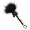 Accesorios negros para coquetear, plumas cortas, levantar y provocar, golpear, plumas, suministros para adultos, lencería sexy, accesorios
