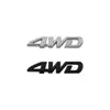 Logo de tração nas quatro rodas 4WD adesivos de metal para carro adesivos de carroceria adesivos decorativos de cauda de carro 3D tridimensional personalizados para carro