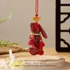Colgante de Sachet Perfumado Conejo de Brocado Canción del Festival de Mediados de Otoño, Sachet Perfumado Bolsa de la Suerte de Paz y Salud, Decoración Colgante para Coche y Bolsa