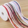 80 Yardas Poliéster Color Puro con 1cm de Ancho Ramo de Flores Material para Envoltura de Regalos Cinta para Empaque de Pastelería al por Mayor