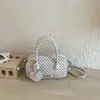 Moda Feminina Poá Transfronteiriça Verão 2026 Nova Tendência Bonita Bolsa de Ombro Transversal para o Dia a Dia Bolsa Almofada