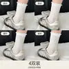 Calcetines de Malla Estilo Ballet de Verano, Transpirables y Cómodos, Calcetines Lisos de Algodón Peinado, Patrón Floral Oscuro, Calcetines Blancos Holgados para Niñas
