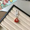Llavero de Cola de Camarón con Forma de Filete Decoración Corazón de Niña Colgante para Bolso Colgante para Mochila Estudiantil Regalos para Novias