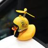 Bicicleta carro elétrico pato de vento quebrado carro de pato amarelo pato social enfeites som de balanço com pato turbo atacado