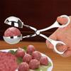 Molde Fabricador de Almôndegas de Aço Inoxidável DIY Bolinho de Peixe Bolinho de Camarão Pilha de Carne Frita Gadget Artefato de Cozinha