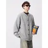 Suéter abotonado de estilo vintage para hombre, nueva colección otoño/invierno, con un look relajado y chic, cárdigan de punto versátil