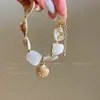 Collar de Concha de Estrella de Mar Azul para Mujer 2026 Nuevo Diseño de Nicho Pulsera de Verano Accesorio Único Hermoso Joyería de Mano