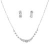 Strass terno brincos colar de cobre cadeia pingente colar feminino ins simples internet celebridade clavícula cadeia colar jóias moda