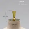 Cubierta de Cabeza Modelo Oro Plata Madera Sólida Cubierta Plana Accesorios Metálicos Tienda de Ropa para Adultos Hombres y Mujeres Cubierta de Cabeza Corona de Madera Sólida
