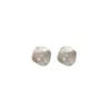 Pendientes de Hoja de Loto de Metal Escarchado con Perlas para Mujer Diseño Francés de Lujo Ligero Sentido de la Moda Pendientes Versátiles Pendientes